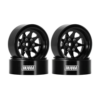 INJORA 1.3" Stamped Steel Wheels -4.05mm Offset for 1/24 1/18 RC Crawlers (W1312)