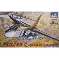 Italeri 1/72 Fencer C Sukhoi Su-24 Plastic Model Kit