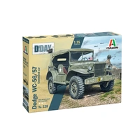 Italeri 1/35 Dodge WC56 Command Car Plastic Model Kit