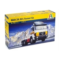 Italeri 1/24 MAN 26.321 Formel Six Plastic Model Kit