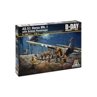Italeri 1/72 DDay AS.51 Horsa mk.I/II & British Paratroops