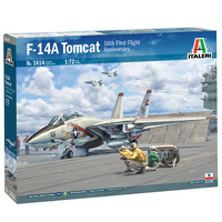 Italeri 1/72 F-14A "Tomcat"� Recessed Panel Lines & Super Decals 01414 Plastic Model Kit