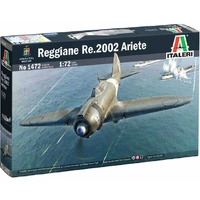 Italeri 1/72 Reggiane Re.2002 Ariete - New Decals Plastic Model Kit