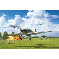 Italeri 1/48 Hurricane MK. I With Photo Etched Parts Battle of Britain 80th Anniversary Plastic Model Kit
