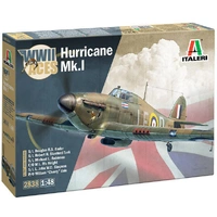 Italeri 1/48 Hurricane Mk.1 Aces Plastic Model Kit