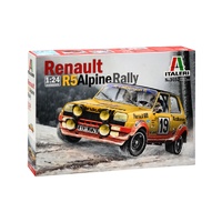 Italeri 1/24 Renault 5 Plastic Model Kit