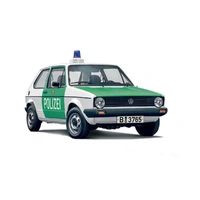 Italeri 1/24 VW Golf POLIZEI Plastic Model Kit