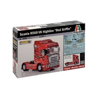 Italeri 1/24 Truck Scania R560 V8 Highline Red Griffin ITA-03882