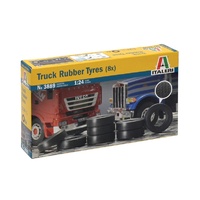 Italeri 1/24 Truck Tyres Rubber 8pkt