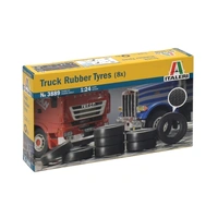 Italeri 1/24 Truck Tyres Rubber 8pkt