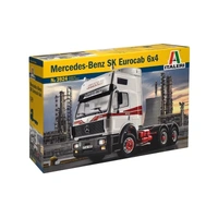 Italeri 1/24 Mercedes Benz SK Eurocab 6X4 Plastic Model Kit