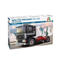 Italeri 1/24 Volvo F-12 Intercooler (Low Roof) with Accessories Plastic Model Kit