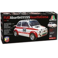 Italeri 1/12 FIAT Abarth 695 SS Plastic Kit
