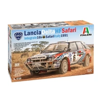 Italeri 1/12 Lancia Delta Integrale Safari 16v-New Parts and Photo-etched Fret Plastic Model Kit