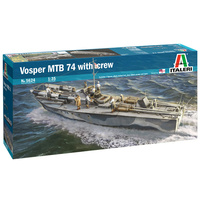 Italeri 1/35 Vosper 74 Torpedoboat With Crew Plastic Model Kit