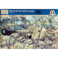 Italeri 1/72 Pak 40 AT Gun with Crew ITA-06096
