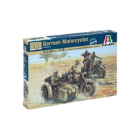 Italeri 1/72 German Motorcycle WWII