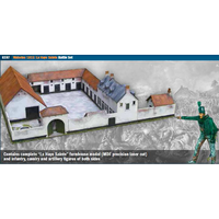 Italeri 1/72 Waterloo 1815: La Haye Sainte Full Pack Version - MDF Laser Cut Plastic Model Kit