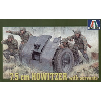 Italeri 1/35 7.5 cm Howitzer Plastic Model Kit