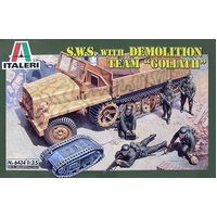 Italeri 1/35 SWS with Demolition Team "Goliath" Plastic Model Kit