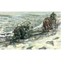 Italieri 1/35 BREDA 20/65 With Crew Includes 3 Figures Plastic Model Kit