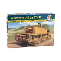 Italeri 1/35 Semovente L40 da 47/32 Italian Self-propelled gun Plastic Model Kit