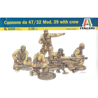 Italeri 1/35 H Gun 47/32 Anti Tank Elefantino + Crew
