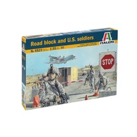 Italeri 1/35 Road Block & US Soldiers