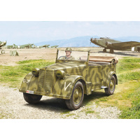 Italeri 1/35 Fiat 508 CM "Coloniale" With Crew Plastic Model Kit 6550