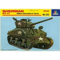 Italeri 1/35 M4A1 Sherman Tank with U.S. Infantry Plastic Kit