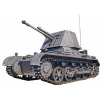 Italeri 1/35 Panzerjager I Tank – Glueable Tracks PE Sheet Included Plastic Model Kit