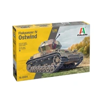 Italeri 1/35 Flakpanzer IV Ostwind Plastic Model Kit