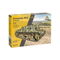 Italeri 1/35 Semovente M42 da 75/34 Upgraded Plastic Model Kit