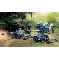 Italeri 1/72 PAK35-PAK40-Flak 38 Guns German