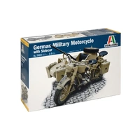 Italeri 1/9 BMW R75 Military Motorcycle with Sidecar