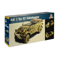 Italeri 1/9 Kdf. 1 Type 82 Kubelwagen Plastic Kit