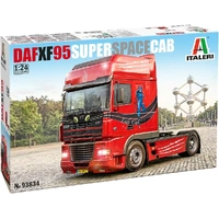Italeri 1/24 DAF XF 95 "Super Space Cab"-New Artwork Plastic Model Kit