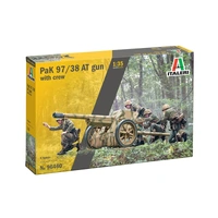 Italeri 1/35 Pak 97/38 AT Gun with Crew Plastic Model Kit