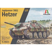 Italeri 1/35 Jagdpanzer 38(t) Hetzer-New Artwork and Link and Length tracks Plastic Model Kit