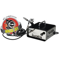 Iwata Cake Starter Kit (Ninja Compressor, hose, Neo HP.CN Airbrush)