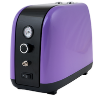 Airbrush Compressor Purple Case