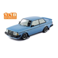 IXO Models 1/18 VOLVO 240 TURBO CUSTOM 1986 - METALLIC LIGHT BLUE