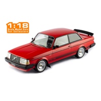 IXO Models 1/18 VOLVO 240 TURBO "CUSTOM" RED - 1986
