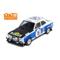 IXO Models 1/18 Ford Escort MK1 RS 1600 #16 T.Mäkinen - H.Liddon Safari Rally 1973