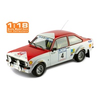 IXO Models 1/18 Ford Escort MK II RS 1800 #4 A.Vatanen - A.Aho Rally 1000 Lakes 1977