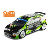 IXO Models 1/18 Skoda Fabia Rally2 (2023) #23 O.Solberg - E.Edmondson Rallye Monte-Carlo 2023