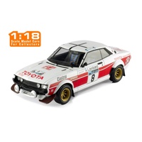 IXO Models 1/18 Toyota Celica 2000 GT (RA21) #8 H.Mikkola - A.Hertz Rac Rally 1977
