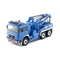 IXO Models 1/43 MAN F8 26.281 Tow Truck - Blue