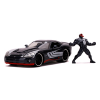 Jada 1/24 Venom w/2008 Dodge Viper SRT 10 Movie Diecast Car