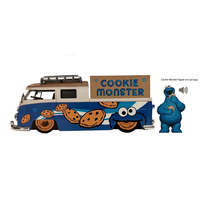 Jada 1/24 Cookie Monster with 1963 VW Bus Pickup Movie